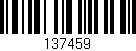 Código de barras (EAN, GTIN, SKU, ISBN): '137459'