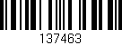 Código de barras (EAN, GTIN, SKU, ISBN): '137463'
