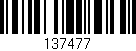 Código de barras (EAN, GTIN, SKU, ISBN): '137477'
