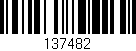 Código de barras (EAN, GTIN, SKU, ISBN): '137482'