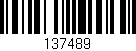 Código de barras (EAN, GTIN, SKU, ISBN): '137489'