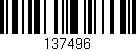 Código de barras (EAN, GTIN, SKU, ISBN): '137496'
