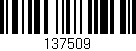 Código de barras (EAN, GTIN, SKU, ISBN): '137509'