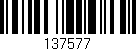 Código de barras (EAN, GTIN, SKU, ISBN): '137577'