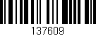 Código de barras (EAN, GTIN, SKU, ISBN): '137609'