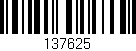 Código de barras (EAN, GTIN, SKU, ISBN): '137625'