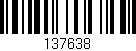 Código de barras (EAN, GTIN, SKU, ISBN): '137638'