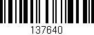 Código de barras (EAN, GTIN, SKU, ISBN): '137640'