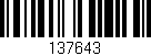 Código de barras (EAN, GTIN, SKU, ISBN): '137643'
