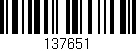 Código de barras (EAN, GTIN, SKU, ISBN): '137651'