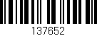 Código de barras (EAN, GTIN, SKU, ISBN): '137652'