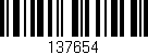 Código de barras (EAN, GTIN, SKU, ISBN): '137654'