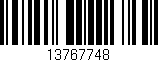 Código de barras (EAN, GTIN, SKU, ISBN): '13767748'