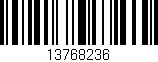 Código de barras (EAN, GTIN, SKU, ISBN): '13768236'