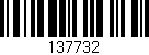 Código de barras (EAN, GTIN, SKU, ISBN): '137732'
