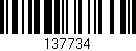 Código de barras (EAN, GTIN, SKU, ISBN): '137734'