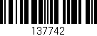 Código de barras (EAN, GTIN, SKU, ISBN): '137742'