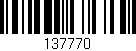 Código de barras (EAN, GTIN, SKU, ISBN): '137770'