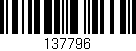 Código de barras (EAN, GTIN, SKU, ISBN): '137796'