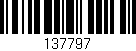 Código de barras (EAN, GTIN, SKU, ISBN): '137797'