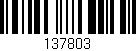 Código de barras (EAN, GTIN, SKU, ISBN): '137803'