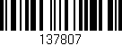 Código de barras (EAN, GTIN, SKU, ISBN): '137807'