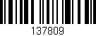 Código de barras (EAN, GTIN, SKU, ISBN): '137809'