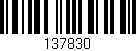 Código de barras (EAN, GTIN, SKU, ISBN): '137830'