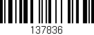 Código de barras (EAN, GTIN, SKU, ISBN): '137836'