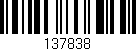 Código de barras (EAN, GTIN, SKU, ISBN): '137838'