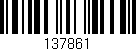 Código de barras (EAN, GTIN, SKU, ISBN): '137861'