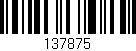 Código de barras (EAN, GTIN, SKU, ISBN): '137875'