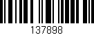Código de barras (EAN, GTIN, SKU, ISBN): '137898'
