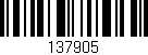 Código de barras (EAN, GTIN, SKU, ISBN): '137905'