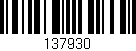 Código de barras (EAN, GTIN, SKU, ISBN): '137930'