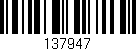 Código de barras (EAN, GTIN, SKU, ISBN): '137947'