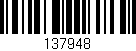 Código de barras (EAN, GTIN, SKU, ISBN): '137948'