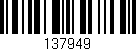 Código de barras (EAN, GTIN, SKU, ISBN): '137949'