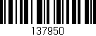 Código de barras (EAN, GTIN, SKU, ISBN): '137950'