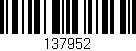 Código de barras (EAN, GTIN, SKU, ISBN): '137952'