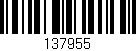 Código de barras (EAN, GTIN, SKU, ISBN): '137955'