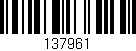Código de barras (EAN, GTIN, SKU, ISBN): '137961'