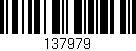Código de barras (EAN, GTIN, SKU, ISBN): '137979'