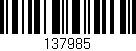 Código de barras (EAN, GTIN, SKU, ISBN): '137985'