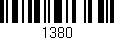 Código de barras (EAN, GTIN, SKU, ISBN): '1380'