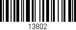 Código de barras (EAN, GTIN, SKU, ISBN): '13802'