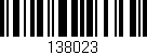 Código de barras (EAN, GTIN, SKU, ISBN): '138023'