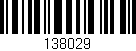 Código de barras (EAN, GTIN, SKU, ISBN): '138029'
