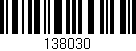Código de barras (EAN, GTIN, SKU, ISBN): '138030'