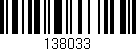 Código de barras (EAN, GTIN, SKU, ISBN): '138033'